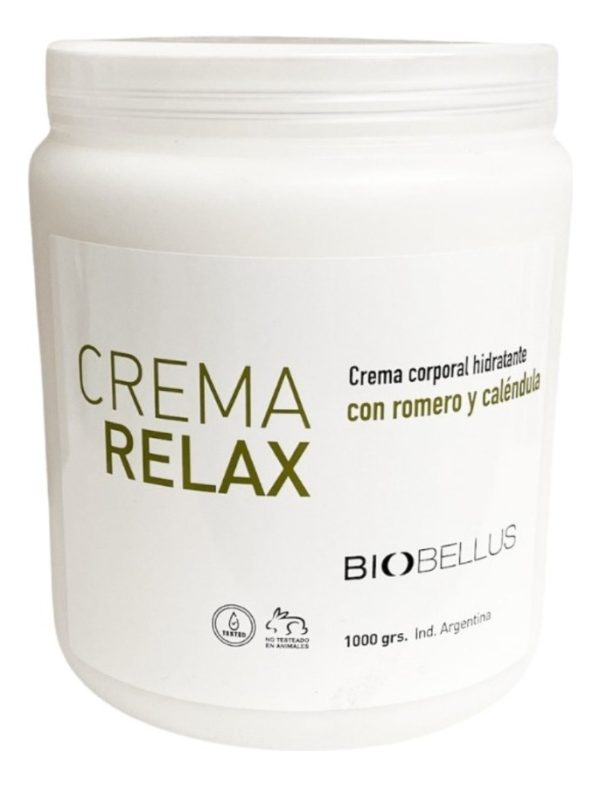 Crema Relax Para Masajes X 1000 Gr Biobellus