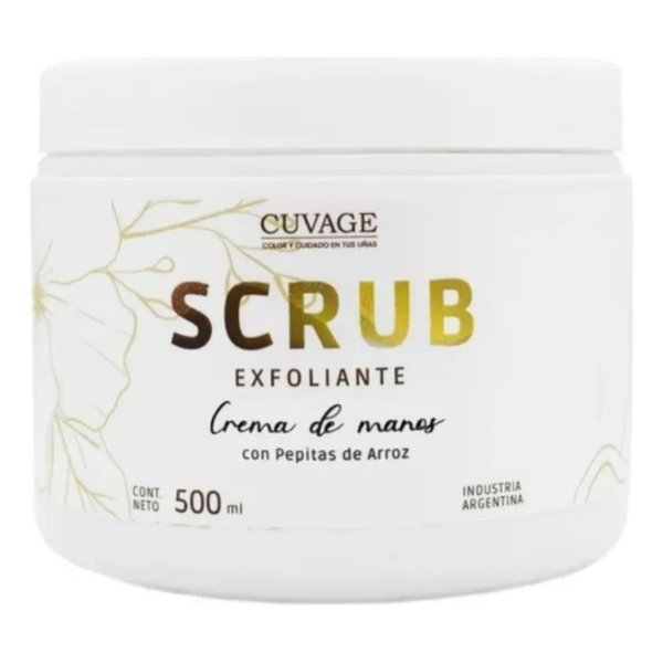 Cuvage Crema Exfoliante De Manos Con Pepitas De Arroz 500 Ml