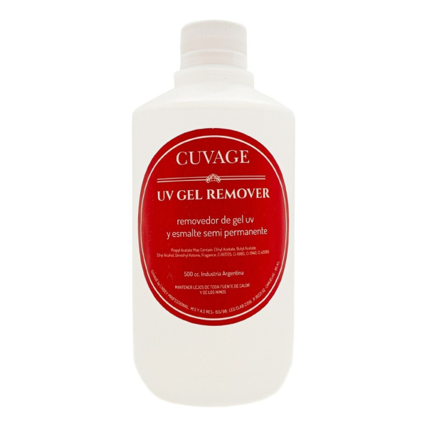 Cuvage Removedor Uv Gel Esmalte Semipermanente Uñas X 500ml