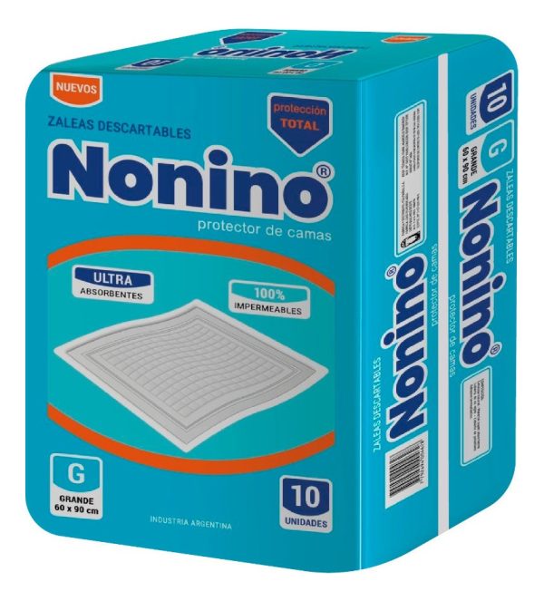 Zalea Nonino X10u Ultra Absorbente Protector De Cama 60x90cm