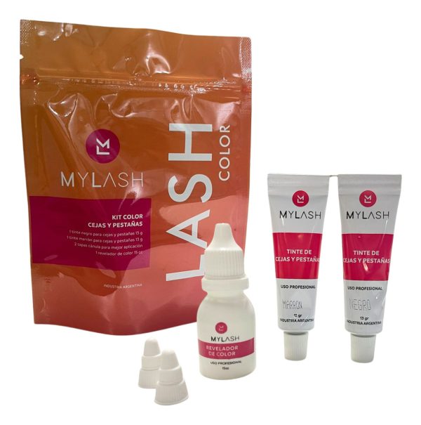 Kit Color Cejas Y Pestañas My Lash Color Tinte Profesional