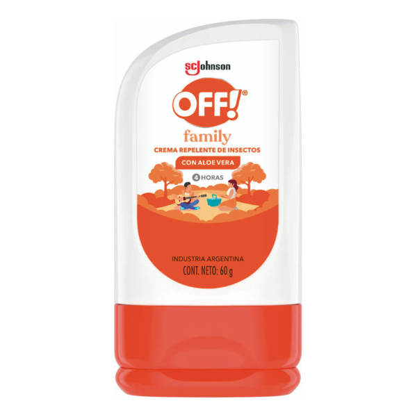 Repelente De Insectos En Crema Off Family 60g Aloe Vera
