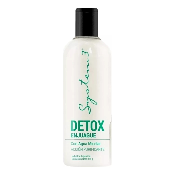 Crema De Enjuague System 3 Detox Agua Micelar X 375g
