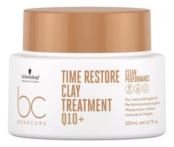 Schwarzkopf Tratamiento Arcilla Time Restore Q10+ X 200ml
