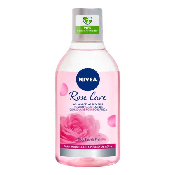Agua Micelar Bifásica Nivea Rose Care 400ml/386g