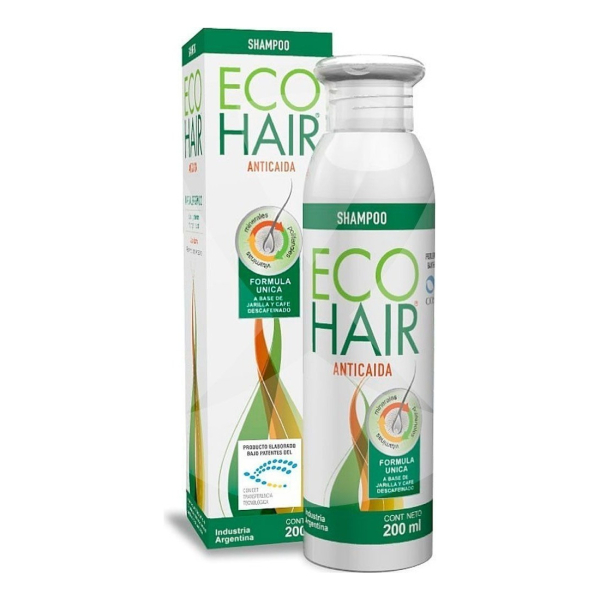 Shampoo Eco Hair Crecimiento Cabello Anticaída 200 Ml