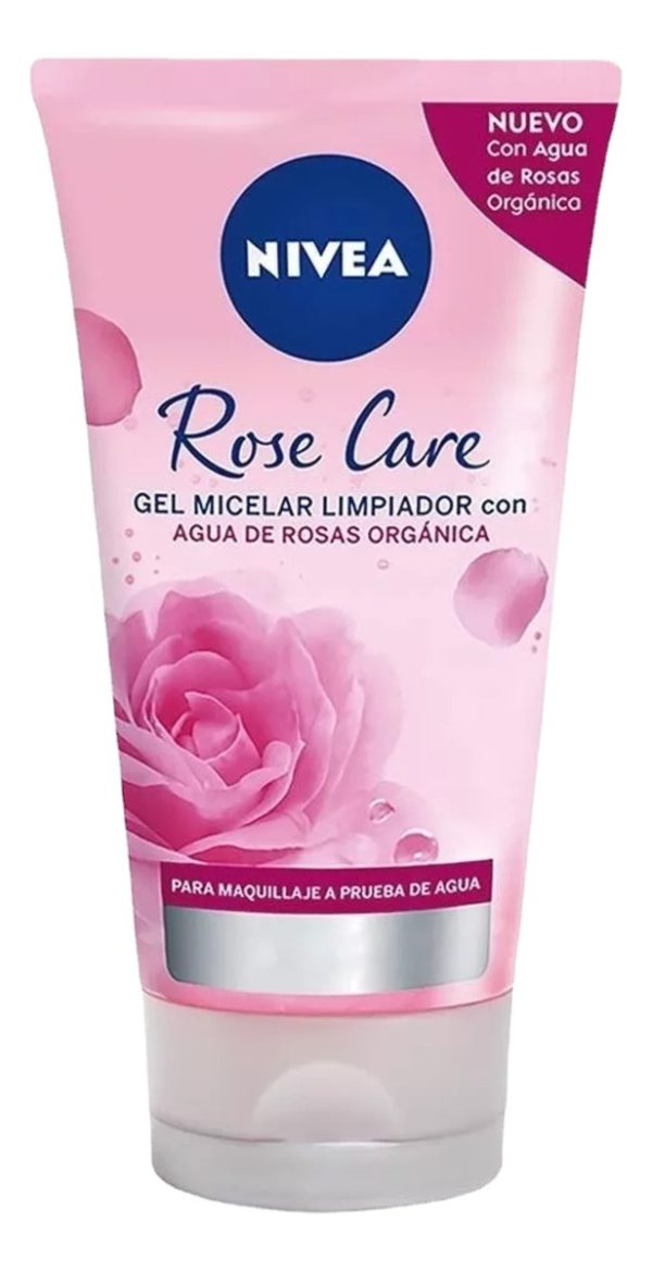 Nivea Rose Care Gel Micelar Limpiador Agua Rosas 150ml/155g
