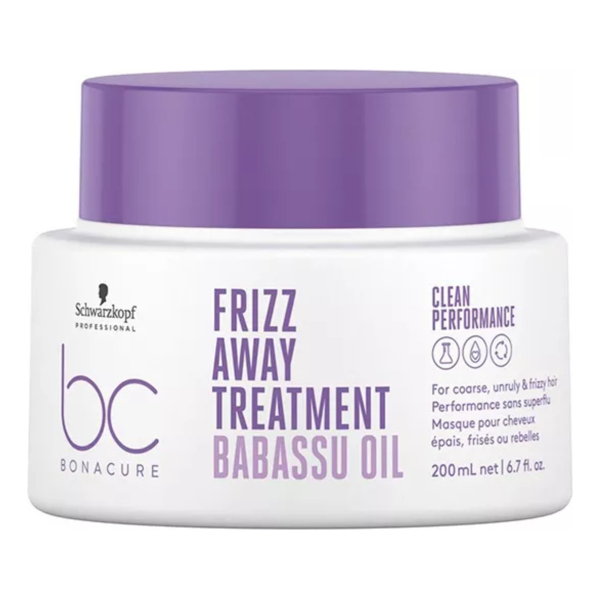 Schwarzkopf Tratamiento Frizz Away Babassu Oil 200ml Rulos