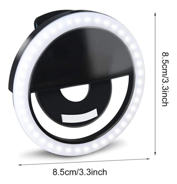 Aro De Luz Led Celular Selfies Tablet Usb Anillo 8.5cm - Image 9