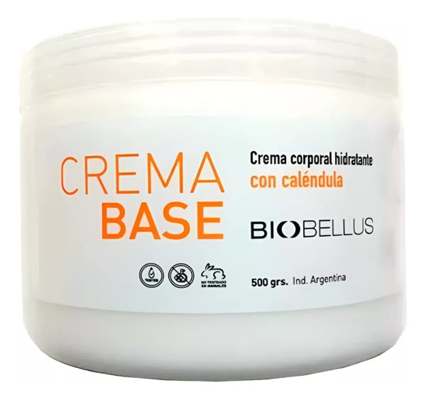 Crema Base Para Masajes Biobellus Corporal Piel X 500grs