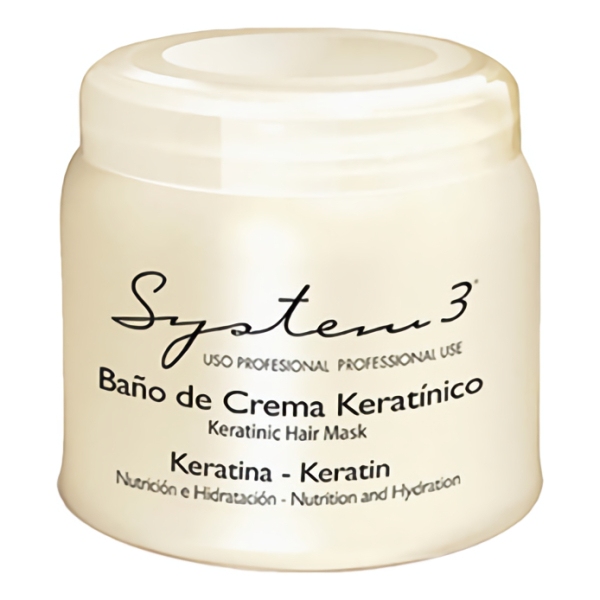 Baño De Crema Keratínico System 3 Mascara Capilar 250g