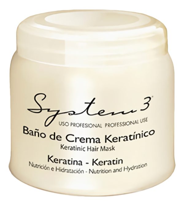 Baño De Crema Keratínico System 3 Mascara Capilar 250g