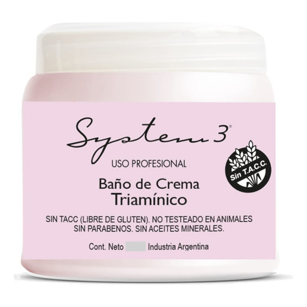 Baño De Crema Triaminico System 3 Cabellos Dañados X 470 Gr