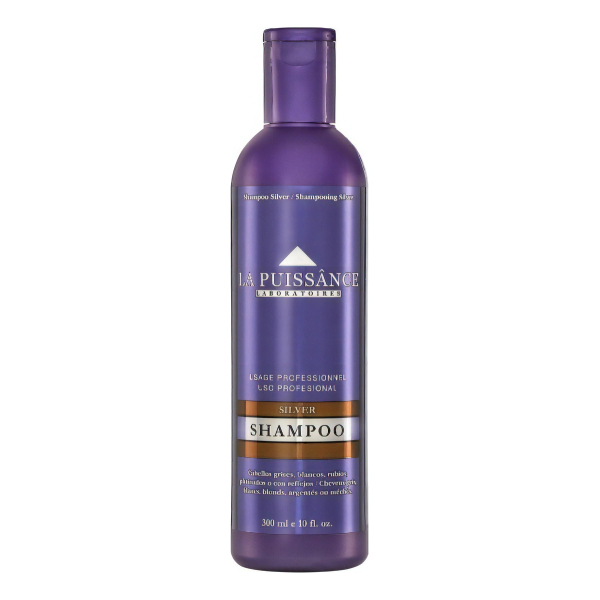 Shampoo Matizador Rubios Grises Silver X 300ml La Puissance