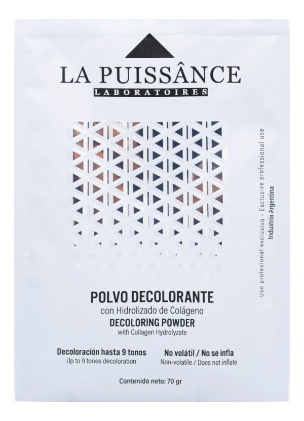 Polvo Decolorante 9 Tonos La Puissance Colágeno X 70g