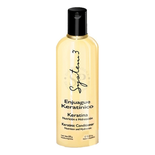 Acondiconador Enjuague Keratinico Hidratante System 3 375ml - Image 2