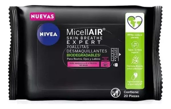 Toallitas Desmaquillantes Nivea Micellair Expert 20 U