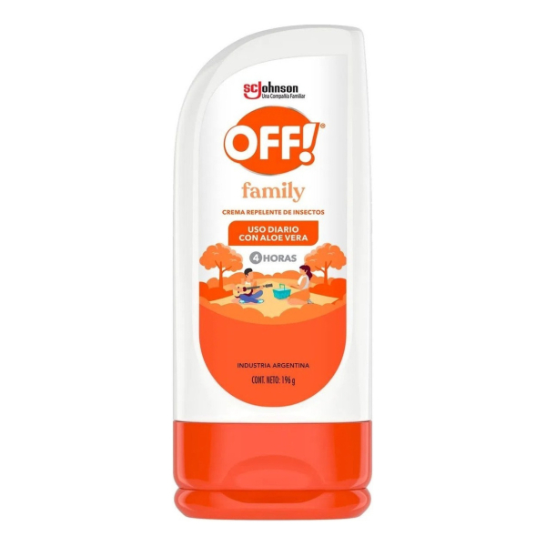 Off! Family Crema Repelente Aloe Vera 196g Familiar Camping