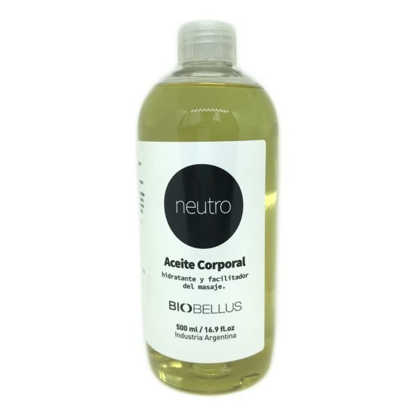 Aceite Para Masajes - Neutro Sin Fragancia - Biobellus 500ml