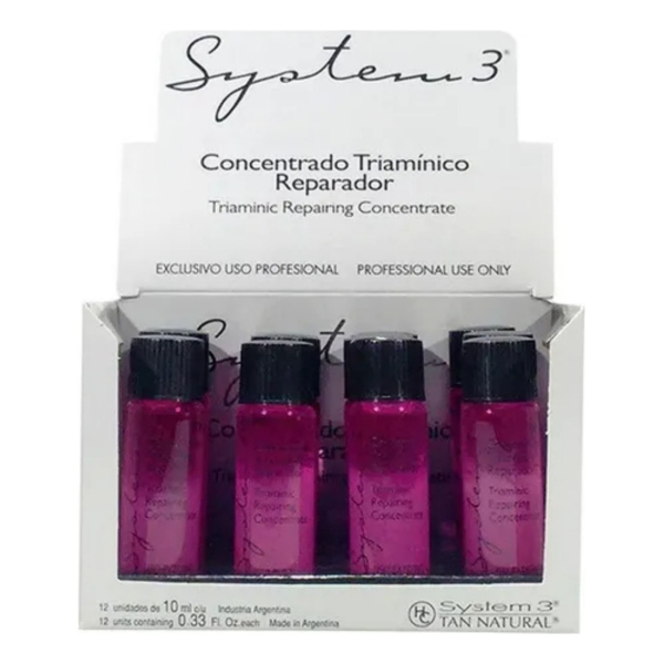 System 3 Ampolla Concentrado Triaminico Reparador 12x10ml