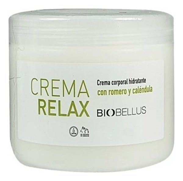 Crema Corporal Relax Masaje Romero Calendula Biobellus 500g