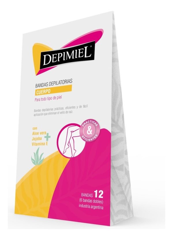 Depimiel Bandas Depilatorias Cuerpo X 12 Bandas Cera