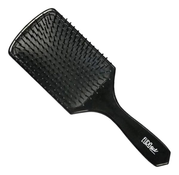 Cepillo Rectangular De Pua Eurostil Mango Circular Negro