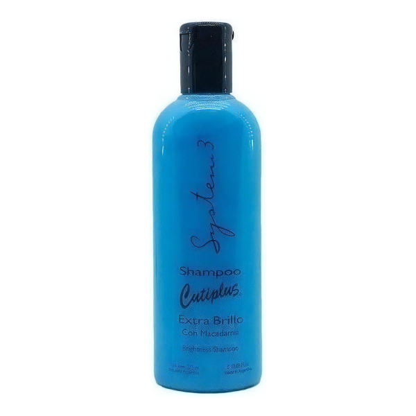 Shampoo System 3 Cutiplus X 375ml Extra Brillo Fortalecedor - Image 2