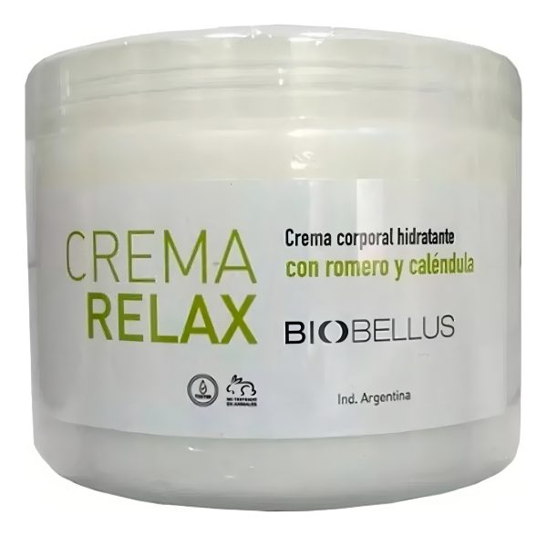 Crema Corporal Relax Masaje Romero Calendula Biobellus 250g