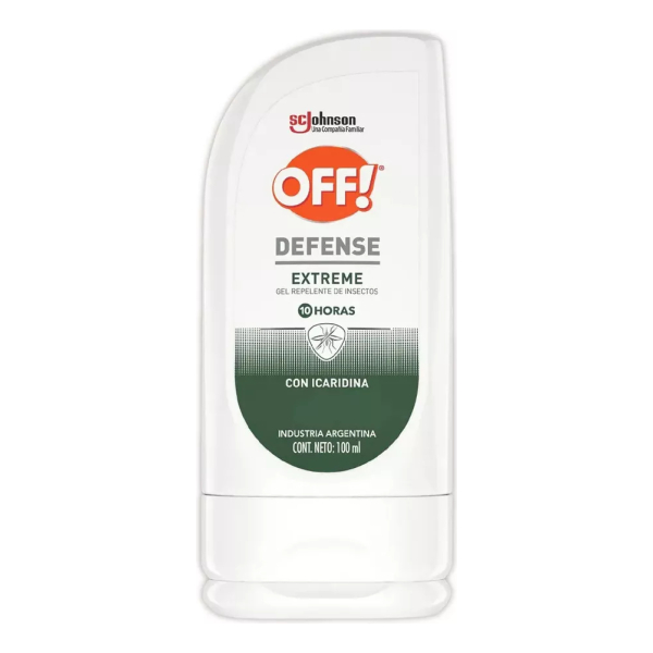 Repelente Off Defense Extreme Gel X 100 Ml