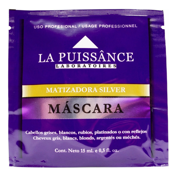 La Puissance Máscara Matizadora Silver Cabello Rubio X 15ml