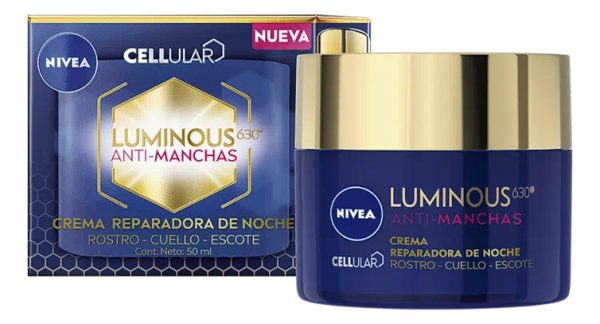 Nivea Crema Facial Antimanchas De Noche Luminous 630 X 50 Ml