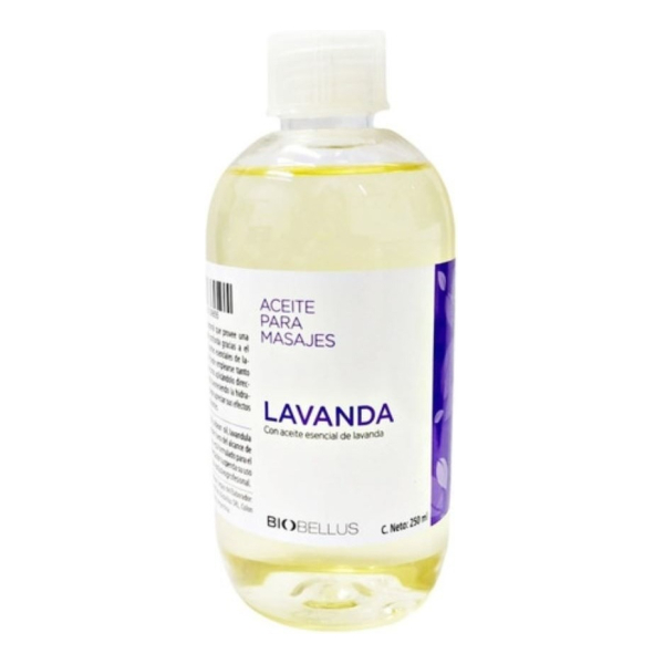 Aceite Para Masajes Biobellus Lavanda Esencial X 250ml