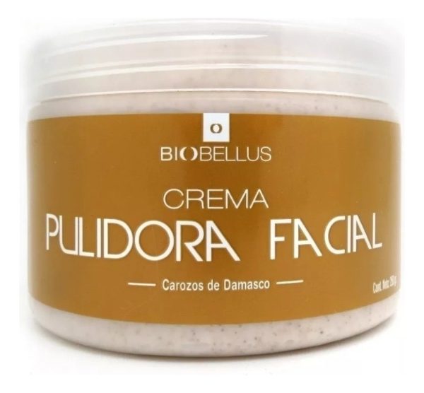 Crema Pulidora Facial Biobellus X 500 Gr Con Carozo Damasco