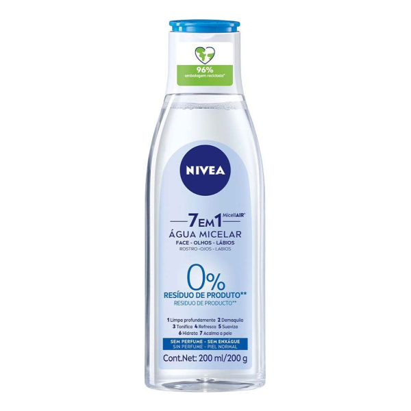 Agua Micelar 7 En 1 Nivea Micellair Piel Normal X 200ml/200g