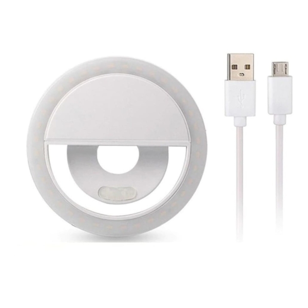 Aro De Luz Led Celular Selfies Tablet Usb Anillo 8.5cm