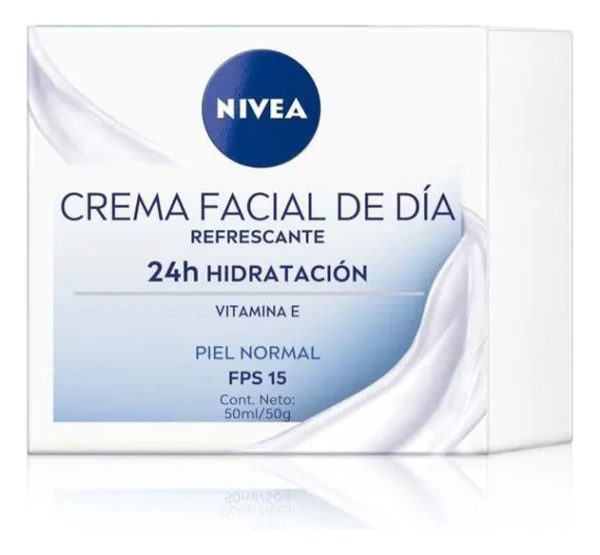 Nivea Crema Dia Hidratante Vit E Piel Normal Fps 15 50ml/50g