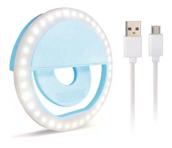 Aro De Luz Led Celular Selfies Tablet Usb Anillo 8.5cm - Image 12