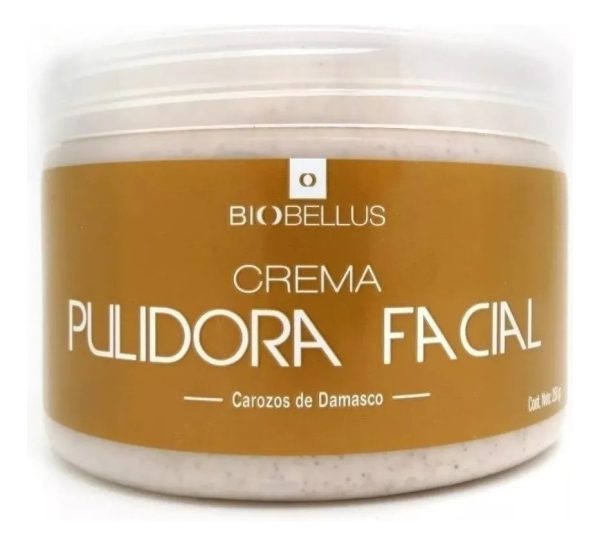 Crema Pulidora Facial X 250 Ml Carozo Damasco - Biobellus