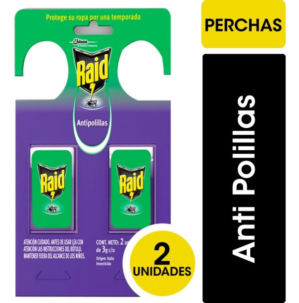 Raid Anti Polillas Percha Lavanda X 2 Unidades 3gr - Image 2