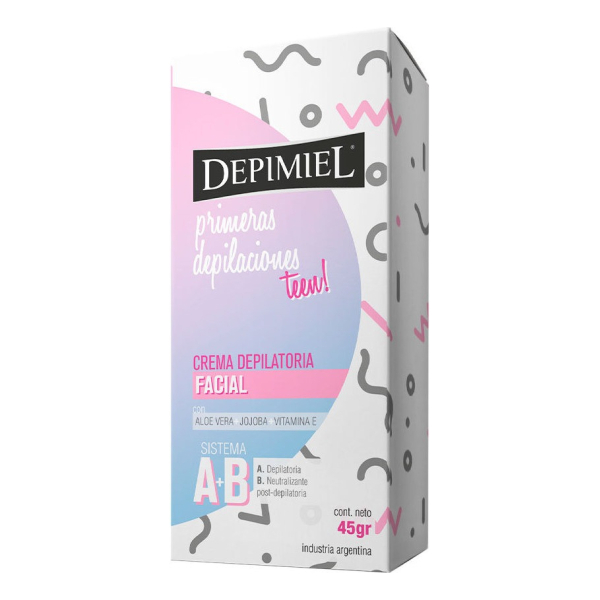 Depimiel Crema Depilatoria A + B Primeras Depilaciones 45gr - Image 2