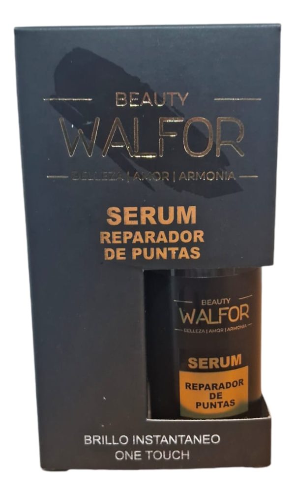 Serum Reparador De Puntas Walfor Beauty X50grs Brillo