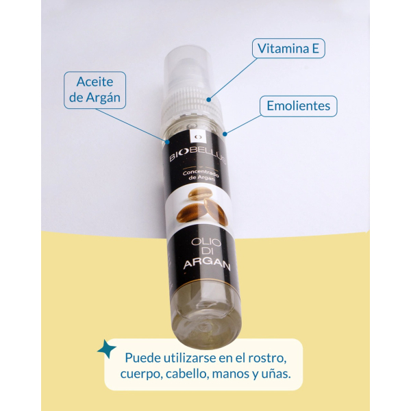 Aceite Concentrado Olio Di Argan Biobellus 30ml - Image 3