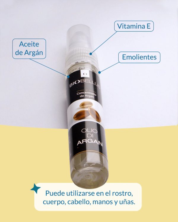 Aceite Concentrado Olio Di Argan Biobellus 30ml - Image 3
