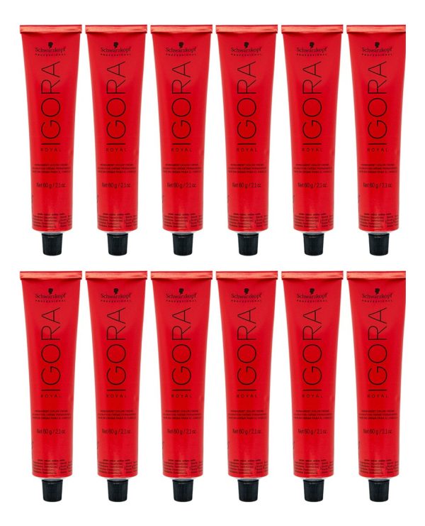 Schwarzkopf Igora Royal Kit X12 Tintura Tono A Elección 60gr