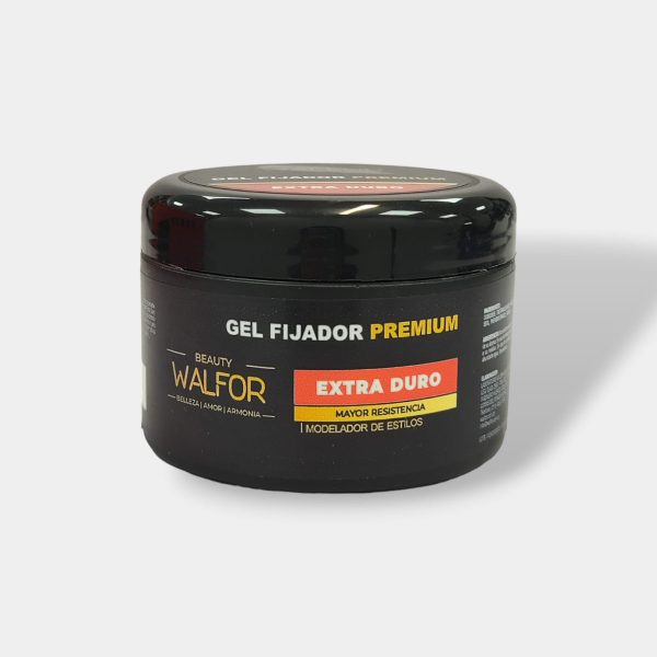 Gel Fijador Premium Walfor Extra Duro X250g Resistencia