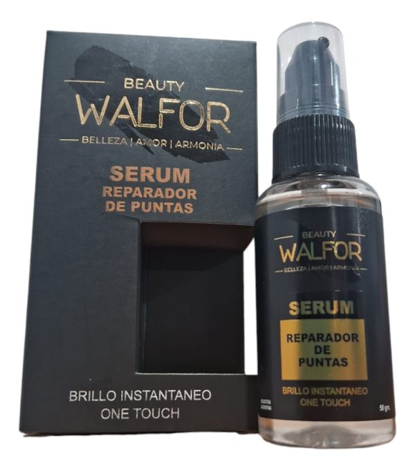 Serum Reparador De Puntas Walfor Beauty X50grs Brillo - Image 5