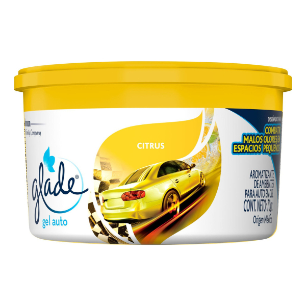 Aromatizante Glade Car Minigel Cítrus X 70 G