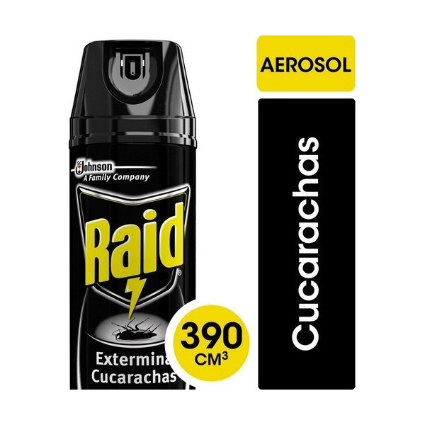 Raid Exterminador Para Cucarachas Aerosol 390cc/304g 6 - Image 2