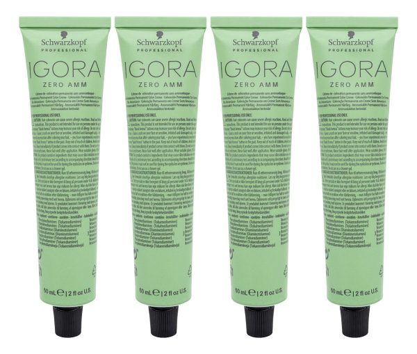 Schwarzkopf Igora Zero Amm X4 Tinturas Tono A Elección 60ml